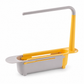 📢📢50% OFF !! ⏰2-in-1 Sink Organizer Rack – Expandable Sponge Holder & Kitchen Towel Drying Bar