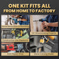 📢📢50% OFF !! ⏰4-Flute Eccentric Drill Bit Kit – Titanium-coated & multi-material ✨
