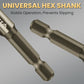 📢📢50% OFF !! ⏰4-Flute Eccentric Drill Bit Kit – Titanium-coated & multi-material ✨
