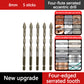 📢📢50% OFF !! ⏰4-Flute Eccentric Drill Bit Kit – Titanium-coated & multi-material ✨