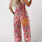 🏖️Hot Sale 50% OFF🌼Trendy Printed Sleeveless Jumpsuit Overalls – Lightweight & Lovely!