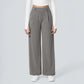 🏆2026 New Style 50% OFF💝Women's High Waisted Straight Leg Work Trousers with Side Pockets -✨Smart & Casual Look for Office and Beyond