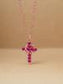 🥳2026 HOT SALE🥳💞50K+ SOLD!💥50% OFF! 🔥Exquisite Cross Necklace with Rotating Crown