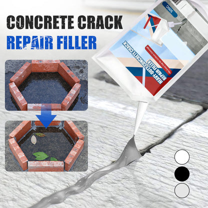 📢📢50% OFF !! ⏰Extra-Strength New Formula Concrete Crack Repair Filler, Waterproof Heavy-Duty Crack Adhesive for Driveway, Patio & Wall Cracks