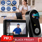 📺 Doorbell Camera with Screen – Live View, Two-way Talk, Night Vision 🔔