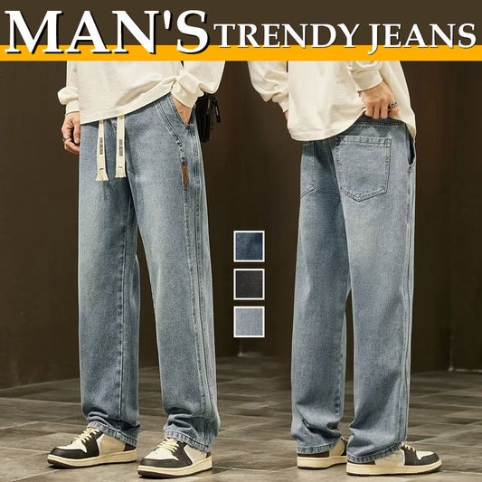 👖60% off!🆒Men's Loose Straight Jeans🏖️