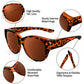 🔥LAST DAY 50% OFF - 🕶2026 New Oversized Cat Eye Sunglasses Polarized UV400 Protection
