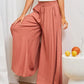 🌸 50% OFF NOW! 🌸 Wide-Leg High-Waisted Pants – Cotton Blend, Loose Fit, Drawstring 🌿