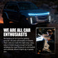 📢📢50% OFF !! ⏰【Dynamic Scan HoodBeam Kit】-  Light up your hood with hypnotic smooth scanning effects! ✨🚗