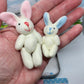 💎 49% OFF! 💎 Bunny Mummy & Baby Plush Pocket Tin – Handmade Easter Collectible with Cozy Blanket (Pink/Blue Ears) 🐇🎁