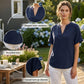🥳SUMMER HOT SALE🥳💞50K+ SOLD!💥50% OFF! 🔥Fashion Loose Solid Color Short Sleeve Top