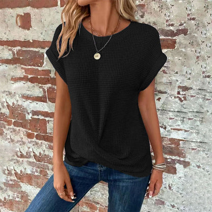 📢📢50% OFF !! ⏰Women’s Summer Crochet Bat Sleeve T-Shirt