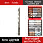 📢📢50% OFF !! ⏰4-Flute Eccentric Drill Bit Kit – Titanium-coated & multi-material ✨