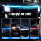 📢📢50% OFF !! ⏰【Dynamic Scan HoodBeam Kit】-  Light up your hood with hypnotic smooth scanning effects! ✨🚗