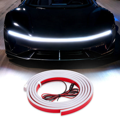 📢📢50% OFF !! ⏰【Dynamic Scan HoodBeam Kit】-  Light up your hood with hypnotic smooth scanning effects! ✨🚗