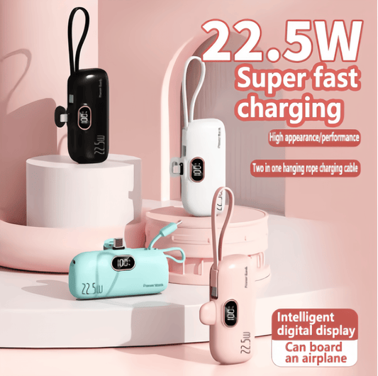 🔋✨FLASH SALE - ￡9.99!!👍5000mAh Mini Portable Charger Power Bank for phone 3