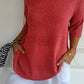 📢📢50% OFF!! ✨👚Minimalist Knit Top – Soft Fabric, Effortless Everyday Style & Versatile Fit ☕