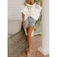 💥This Week's Special Price 💝Womens Summer Scoop Neck ShortSleeve Sweater Casual Crochet Hollow Out KnitTops