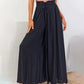 🌸 50% OFF NOW! 🌸 Wide-Leg High-Waisted Pants – Cotton Blend, Loose Fit, Drawstring 🌿