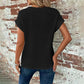 📢📢50% OFF !! ⏰Women’s Summer Crochet Bat Sleeve T-Shirt