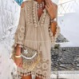 🥳SUMMER HOT SALE🥳💞50K+ SOLD!💥50% OFF! 🔥Women's Loose Cotton Linen Embroidered Dress🌸👗
