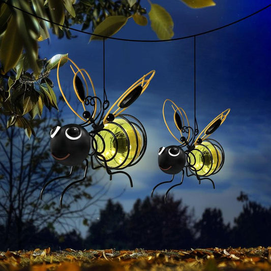 📢📢50% OFF !! ⏰Outdoor Hanging Solar Bee Light