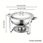💎 50% OFF THE STAINLESS STEEL CHAFING DISH BUFFET SET! 💎 Professional-Grade, Food Safe & Portable for Any Event ✨