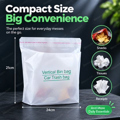 📢📢50% OFF !! ⏰Self-Adhesive Car Cleaning Bags – Stick anywhere🚗