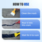 📢📢50% OFF !! ⏰Extra-Strength New Formula Concrete Crack Repair Filler, Waterproof Heavy-Duty Crack Adhesive for Driveway, Patio & Wall Cracks
