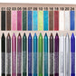 🔥Last day of the limited-time 50% off sale🔥14-Pack Waterproof Colored Gel Eyeliner Pencil – Metallic & Shimmer Finishes, Smudge-Proof（Pencil sharpener color is random）