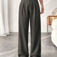 🏆2026 New Style 50% OFF💝Women's High Waisted Straight Leg Work Trousers with Side Pockets -✨Smart & Casual Look for Office and Beyond