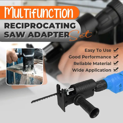 📢📢50% OFF !! ⏰Multifunction Reciprocating Saw Adapter Set