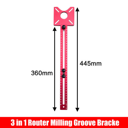 📢📢50% OFF !! ⏰3-in-1 Router Milling Groove Bracket