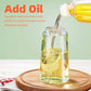🔥 Last Day Special Price !!!! 💕Portable Glass 2 in 1 Oil Sprayer – Control Oil, Perfect for Air Fryer & Baking