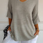 📢📢50% OFF!! ✨👚Minimalist Knit Top – Soft Fabric, Effortless Everyday Style & Versatile Fit ☕
