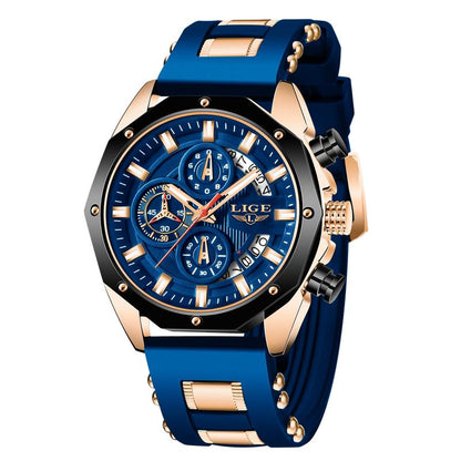 📢📢60% OFF !! ⏰Men Watches Fashion Outdoor Waterproof Men's Sport Quartz Watch With Chronigraph