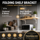 📢📢50% OFF !! ⏰ Fold-in-a-Second Multi-Use Bracket – Declutter Your Kitchen or Study in Moments📚