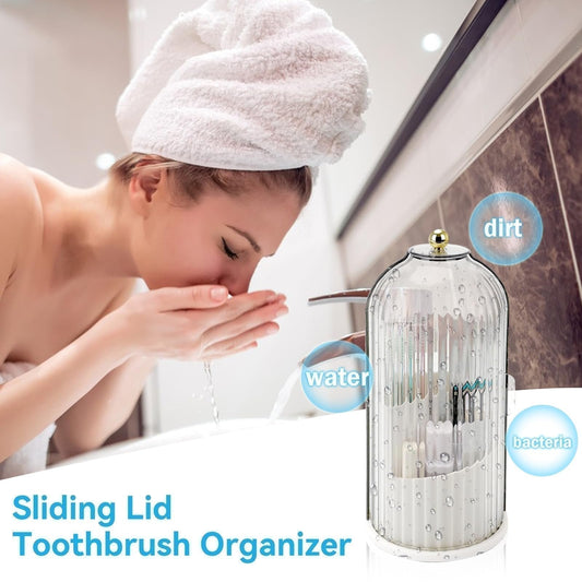 🌸 50% OFF NOW! 🌸Sliding Lid Toothbrush Organizer✨
