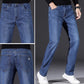 📢📢60% OFF !! ⏰Men's Elastic High Waist Straight Leg Jeans