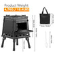 🔥SPRING HOT SALE🔥Portable Wood Burning Rocket Stove | 16 Vent Holes Efficient Burn | Outdoor Wood Stove | Foldable Camping Cooker