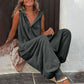 🌸 50% OFF NOW! 🌸Women's Relaxed Hooded Sleeveless Jumpsuit