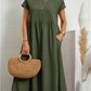 🌸 40% OFF NOW! 🌸Summer Fashion Solid Color Cotton Linen Pocket Dress
