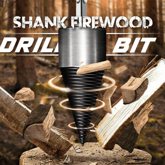 📢📢50% OFF !! ⏰The Professional Upgrade for Firewood Prep. Durable Drill Set 🛠️⚡