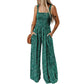 🏖️Hot Sale 50% OFF🌼Trendy Printed Sleeveless Jumpsuit Overalls – Lightweight & Lovely!
