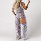 🏖️Hot Sale 50% OFF🌼Trendy Printed Sleeveless Jumpsuit Overalls – Lightweight & Lovely!