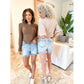 🥳SUMMER HOT SALE🥳💞50K+ SOLD!💥50% OFF! 🔥High Rise Frayed Hem Cut Off Jean Shorts