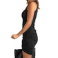🌸Summer Hot Sale 50% OFF🌸Women's Sleeveless Round-Neck Ruched Short Dress