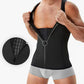 💎2026 New Style ＆ 50% OFF! 💎 Men's Flat Stomach Training Vest – Zipper Closure, Targeted Compression & Instant Slimming Effect 💪🔥