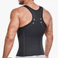 💎2026 New Style ＆ 50% OFF! 💎 Men's Flat Stomach Training Vest – Zipper Closure, Targeted Compression & Instant Slimming Effect 💪🔥