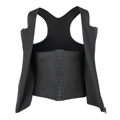 💎2026 New Style ＆ 50% OFF! 💎 Men's Flat Stomach Training Vest – Zipper Closure, Targeted Compression & Instant Slimming Effect 💪🔥